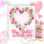 Simon Says Stamp Embossing Folder Heart Wreath sf602 Heart to Heart Sympathy Card | color-code:ALT04