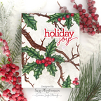 Simon Says Stamp Embossing Folder Branching Holly sf519 And Everything Nice Christmas Card | color-code:ALT03