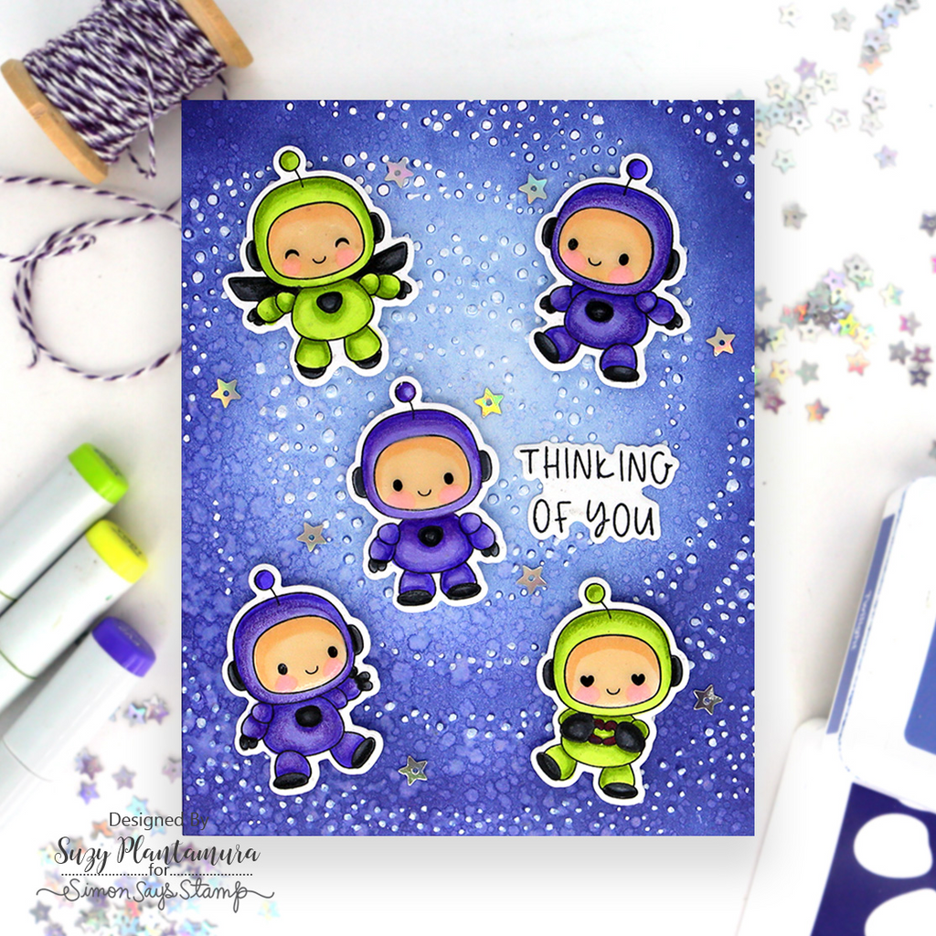 Simon Says Stamps and Dies Robo Buddies set1143rb Heart to Heart Thinking of You Card | color-code:ALT04