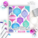 Simon Says Stamp Embossing Folder and Cutting Dies Brilliant Ornaments sfd518 Sugar and Spice Christmas Card | color-code:ALT04