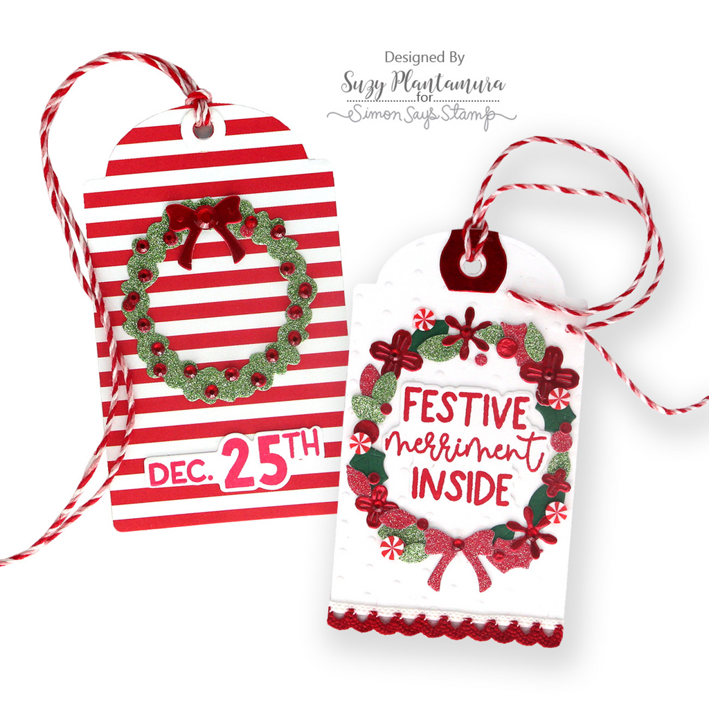 Simon Says Stamp Holes and Reinforcers Wafer Dies 1349sd Sugar and Spice Christmas Tags | color-code:ALT04