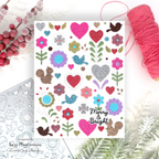Simon Says Stamp Love Celebration Plate Wafer Die s1118 DieCember Christmas Card | color-code:ALT05