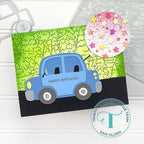 Trinity Stamps Doodle Car Die Set tmd-287 hbd