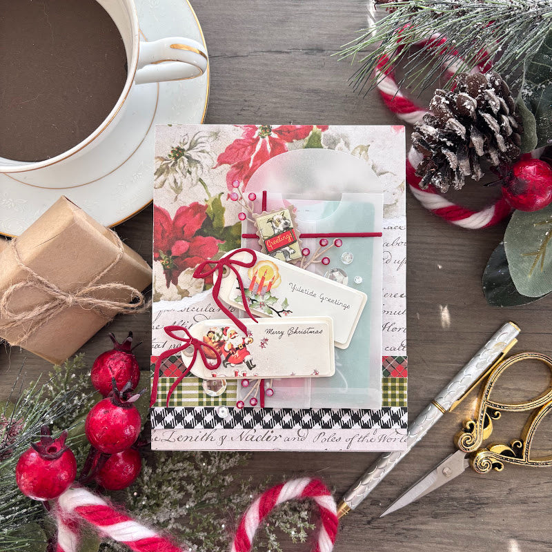 Simon Says Stamp Pine and Post Gift Card Envelope Wafer Dies 1543sd Christmas Card | color-code:ALT07