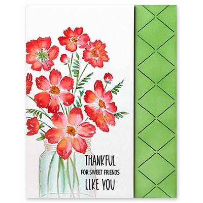 Penny Black Border Bliss Stick and Shine Sheets 15-010 thankful
