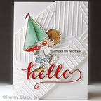 Penny Black Little Guy Clear Stamps 31-058 hello