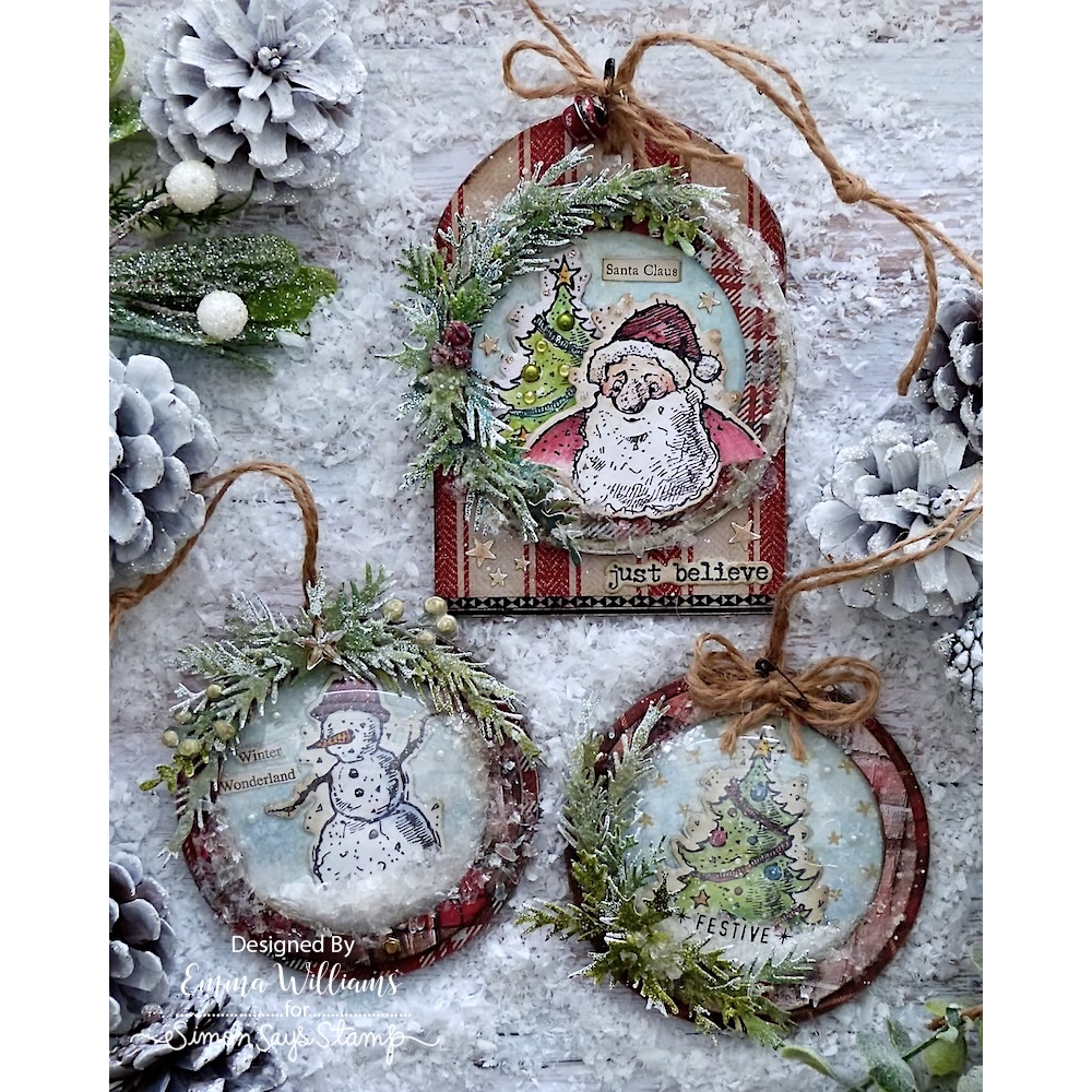 Simon Says Stamp Tattered Christmas Wafer Dies 318sss Christmas Tags | color-code:ALT05