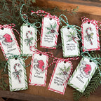 Tim Holtz Tattered Christmas Stamps with Simon Says Stamp Dies Bundle settc25 Christmas Tags