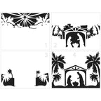 The Crafter’s Workshop Layered Nativity Scene Stencil tcw6046