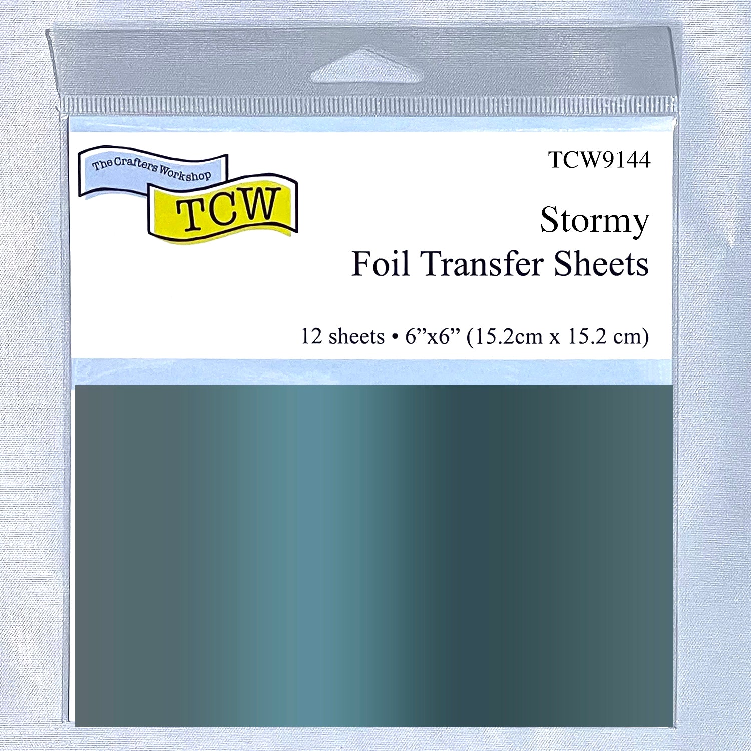 Crafter's Workshop Foil Transfer Sheets 6X6 12/Pkg-Stormy
