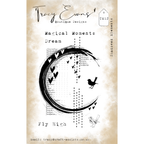 Tracy Evans Boutique Designs Shadowed Elements A7 Clear Stamps te12