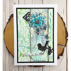 Tracy Evans Boutique Designs Garden Designs A6 Clear Stamps te15 delight in nature