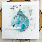 Tracy Evans Boutique Designs Decorations A7 Clear Stamps te18 celebrate the season