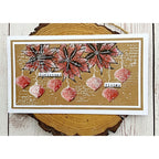 Tracy Evans Boutique Designs Poinsettia A7 Clear Stamps te20 christmas wishes