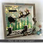 Tim Holtz Sizzix Forest Shadows Thinlits Dies 666334 rudulph