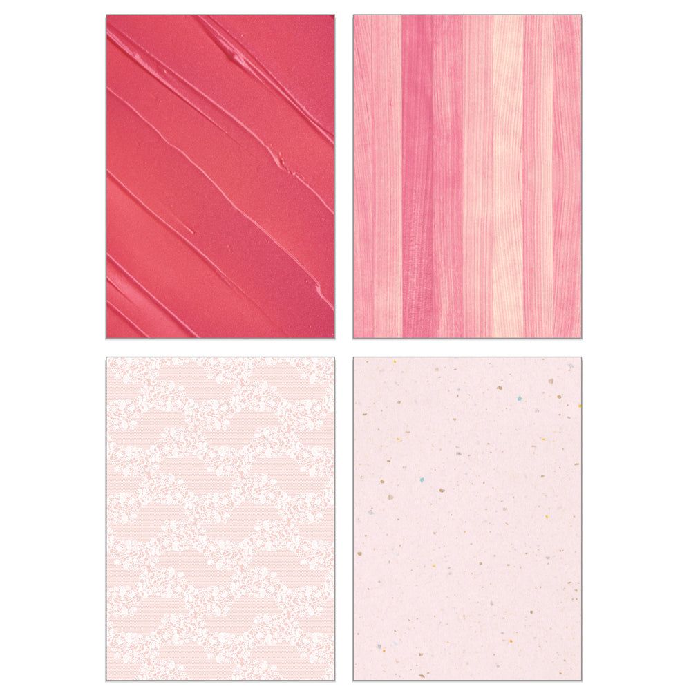 Honey Bee Textiles And Texture Celebrate 6 x 8.5 Paper Pad hbpa-055 Pink