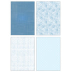 Honey Bee Textiles And Texture Celebrate 6 x 8.5 Paper Pad hbpa-055 Blue