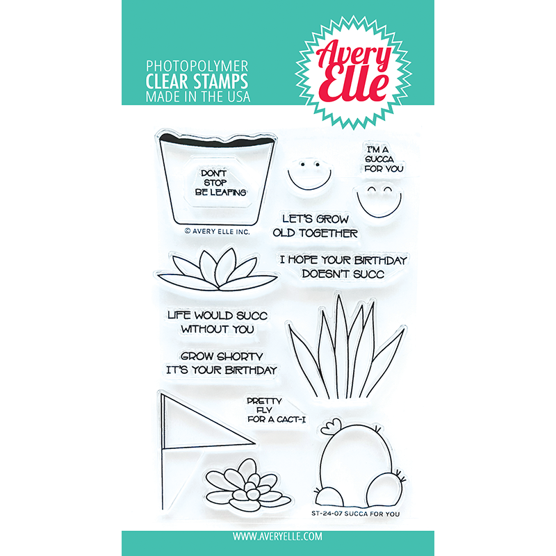 Avery Elle Clear Stamps Succa For You st-24-07