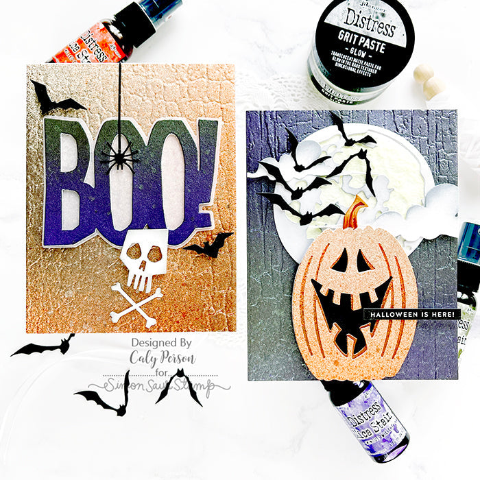 Tim Holtz Distress Halloween Grit Paste Glow Ranger tshk84464 Fun Halloween Cards | color-code:ALT01