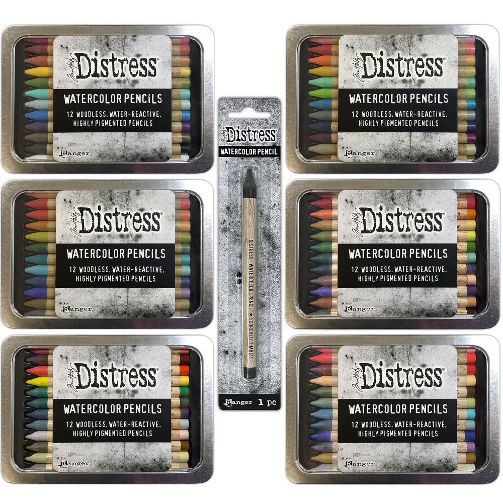 Tim Holtz Distress Watercolor Pencils 73 Bundle Ranger