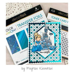 Therm O Web Shades of Aqua Deco Foil Harmony Foil Pack 5419 Make A Wish