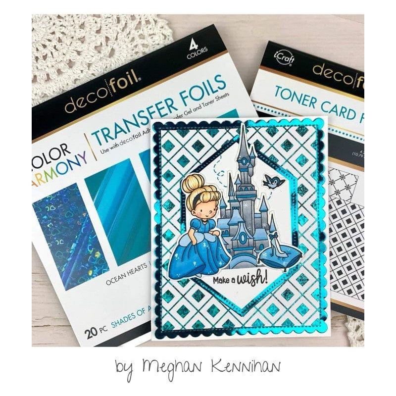 Therm O Web Shades of Aqua Deco Foil Harmony Foil Pack 5419 Make A Wish