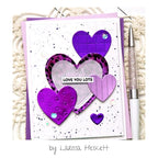 Therm O Web Shades of Purple Deco Foil Harmony Foil Pack 5421 Love You Lots