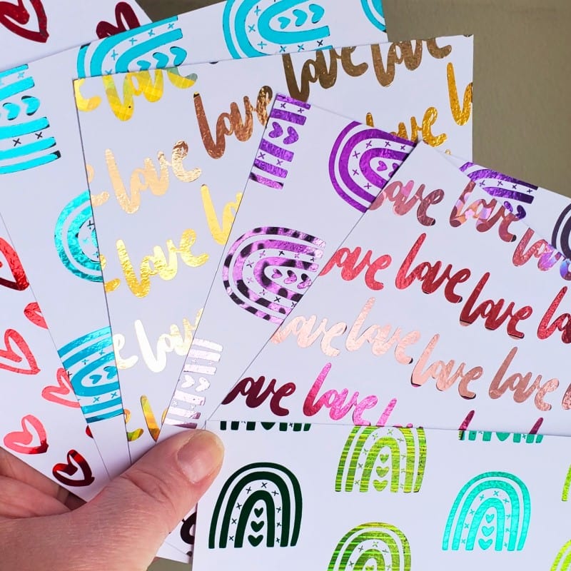 Therm O Web Complete Set Shades of Harmony Deco Foil Packs Samples