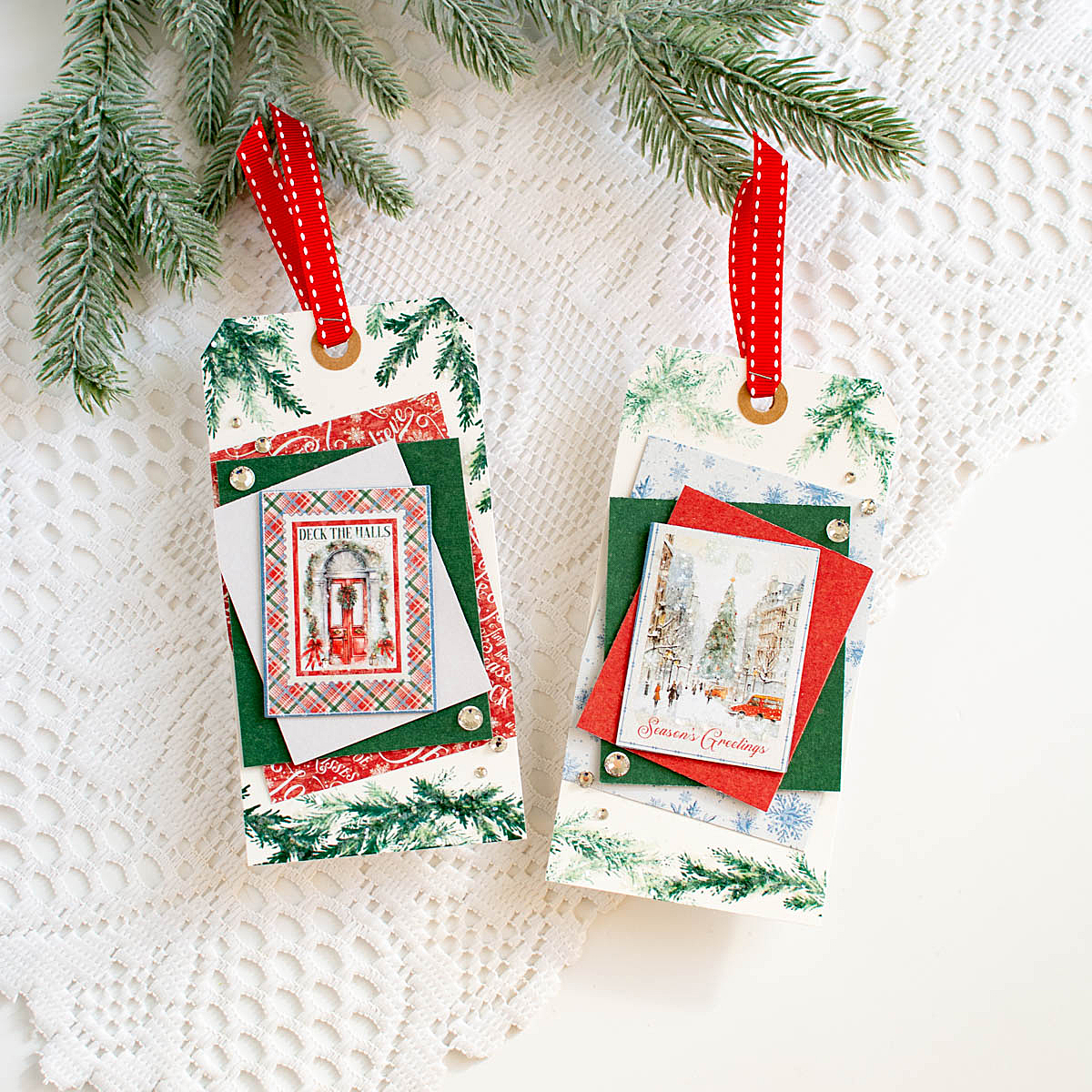 Simon Says Stamp Collaging Tiles Wafer Dies 1525sd Christmas Tags | color-code:ALT02