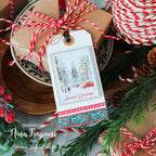 Simon Says Stamp Collaging Tiles Wafer Dies 1525sd Christmas Tag
