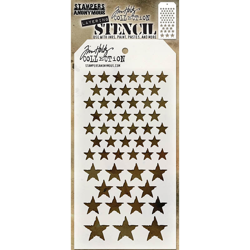 Tim Holtz Layering Stencil Stars ths008