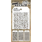 Tim Holtz Mini Stencil Set 14 mst014