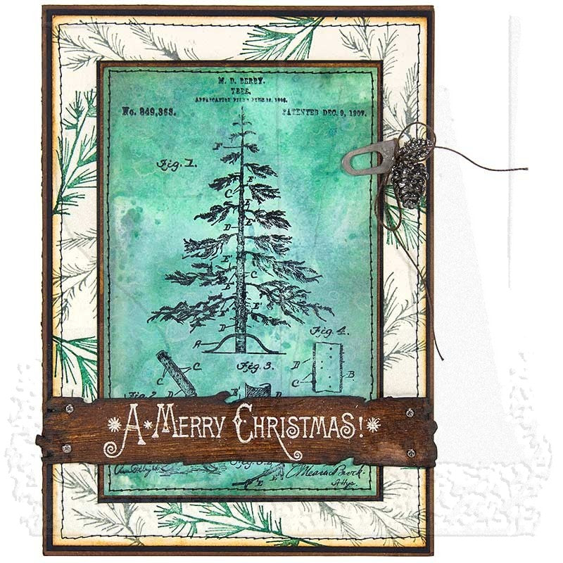 Tim Holtz Cling Rubber Stamps INVENTOR 5 CMS359