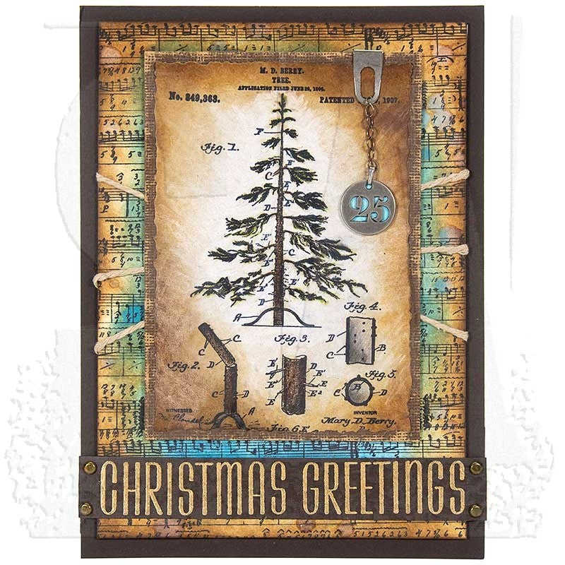 Tim Holtz Cling Rubber Stamps INVENTOR 5 CMS359