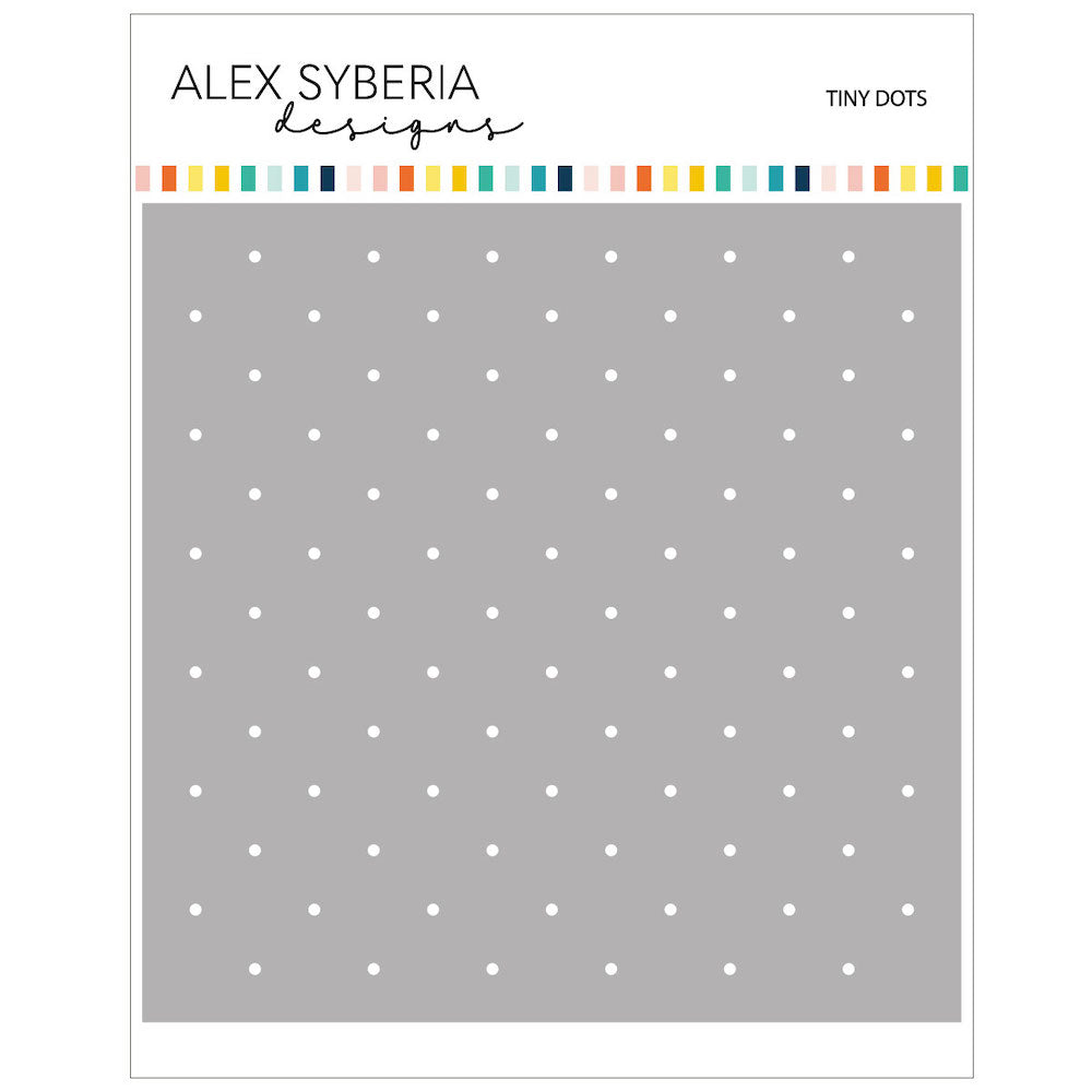 Alex Syberia Designs Tiny Dots Stencil asdste87