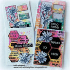 Tim Holtz Sizzix STACKED TILES HEXAGONS Thinlits Die Set 664420 flowers | color-code:ALT02