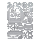 Tonic Bell Jar Die And Stencil Set 5413e dies photo
