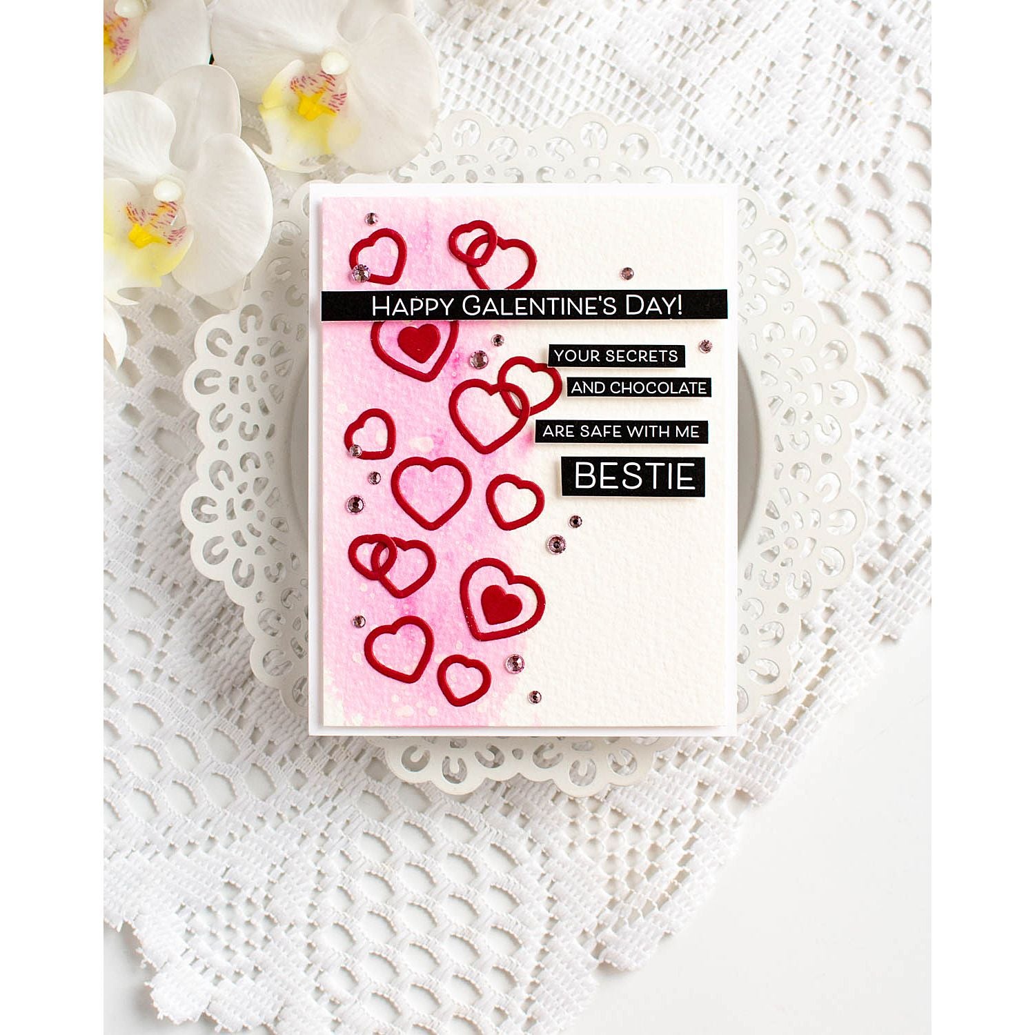 Simon Says Stamps and Dies Tons of Hearts Frames set1152hf Heart to Heart Galentine's Day Card | color-code:ALT02
