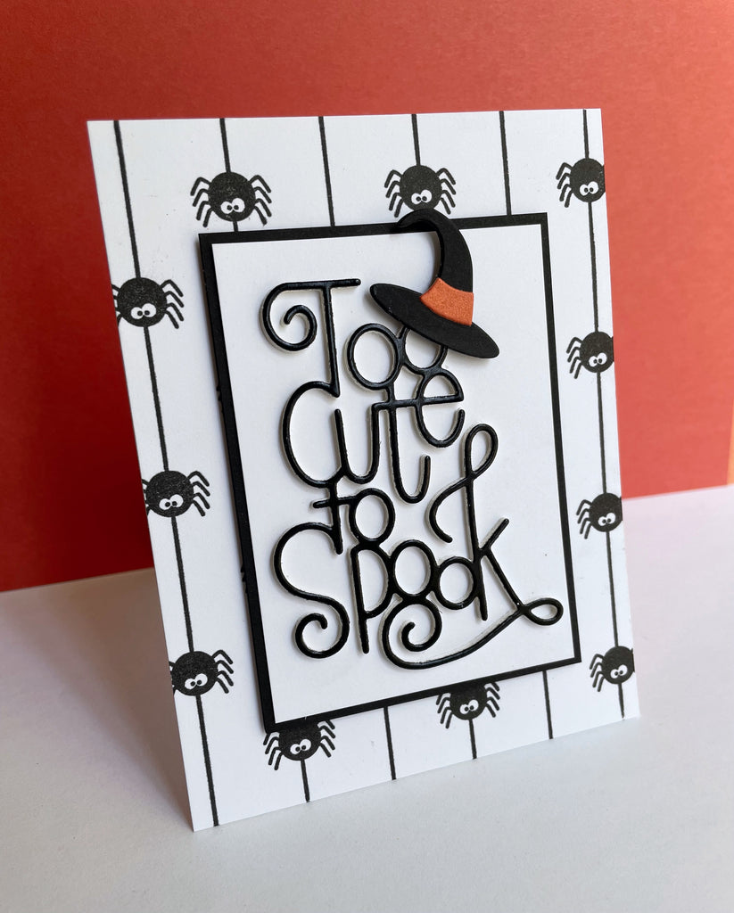 Simon Says Stamp Too Cute To Spook Wafer Dies sssd112850 Stamptember Halloween Card | color-code:ALT04