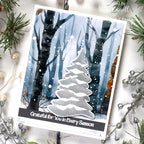 Simon Says Stamp Snowy Tree Wafer Dies 1568sd Winter Card
