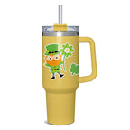 Doodlebug Lucky Leprechaun Sticker Doodles 9029 sample showing stickers on tumbler