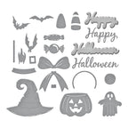s5-601 Spellbinders Halloween Wreath Add-Ons Etched Dies