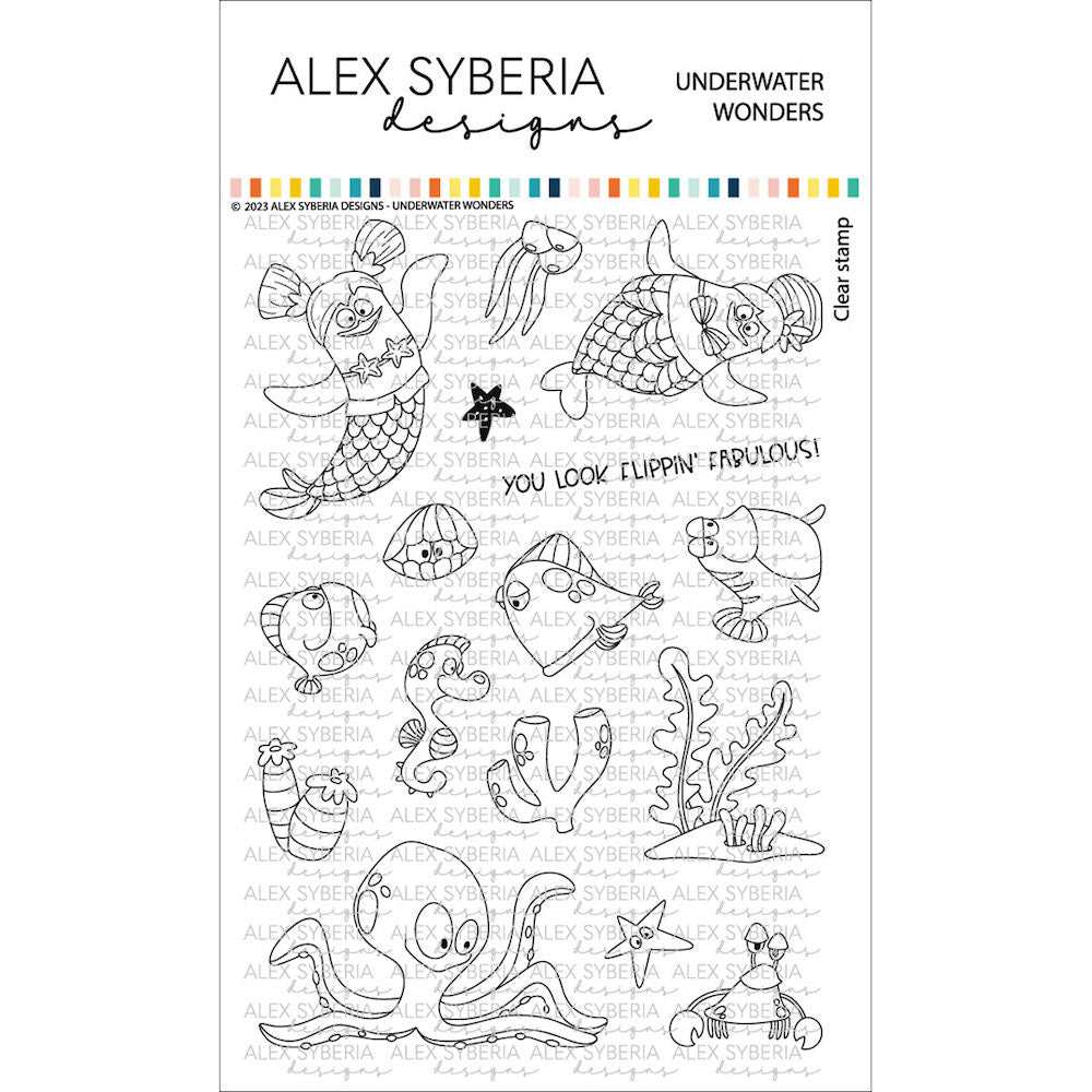 Alex Syberia Designs Underwater Wonders Stamp Set asdsta79