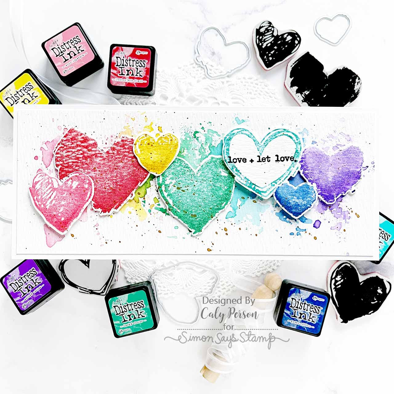 Simon Says Stamp Love Notes Wafer Dies sss477 sample3