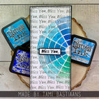 Tim Holtz Layering Stencil Wheel ths179 miss you