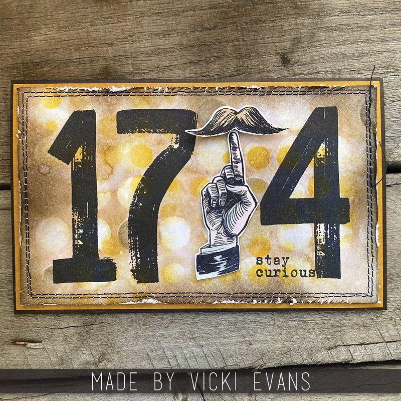 Tim Holtz Layering Stencil Spots ths180 stay curious