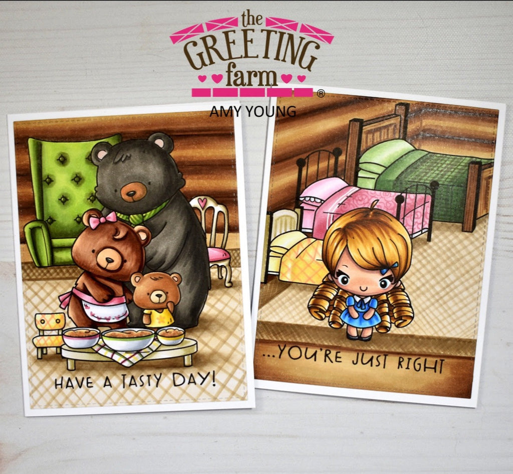 The Greeting Farm Storybook Collection Clear Stamps Just Right
