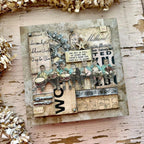 Tim Holtz Etcetera Large Cutout Tiles ETC018 drummer tile