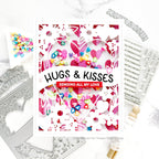Pretty Pink Posh Colorful Hearts Clay Confetti sending love
