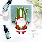 Tim Holtz Sizzix Santa Greetings, Colorize Thinlits Dies 666338 christmas card | color-code:ALT01